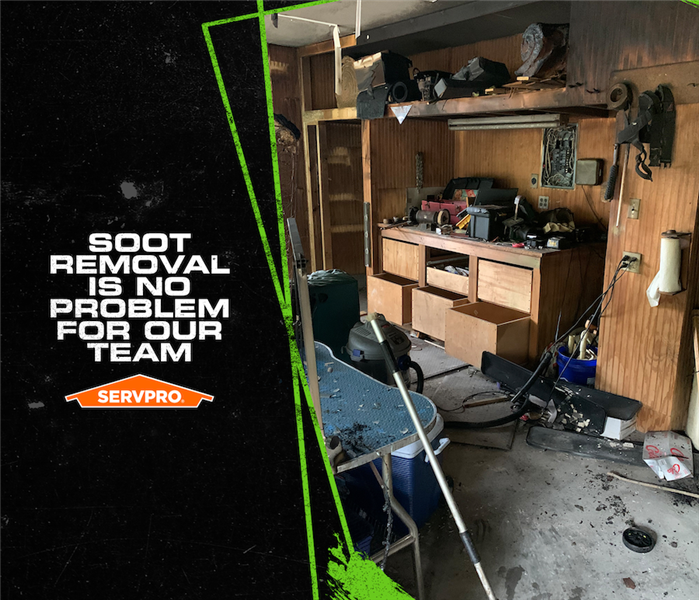 SERVPRO soot removal sign