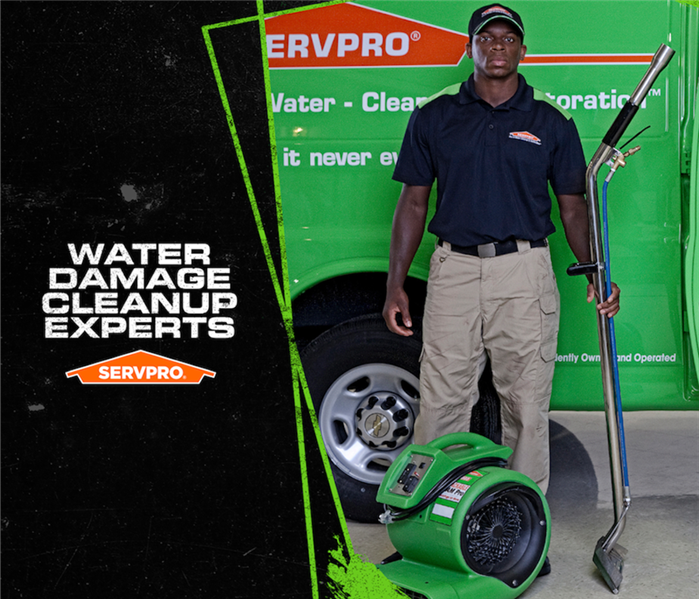 SERVPRO water damage cleanup experts